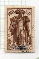 37CRT260 - ST PIERRE ET MIQUELON 1937 ,  Yvert N. 163 Usato. - Used Stamps