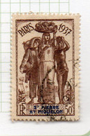 37CRT260 - ST PIERRE ET MIQUELON 1937 ,  Yvert N. 163 Usato. - Gebraucht