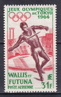 WALLIS - JEUX OLYMPIQUES 1964 - POSTE AERIENNE YVERT N° 21 ** MNH - COTE = 25 EUROS - Ongebruikt