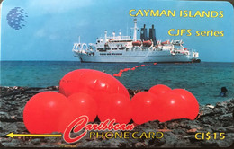 ILES CAYMAN  -  Caribbean Phone Card  - CJFS Series  -  CI$ 15 - Iles Cayman