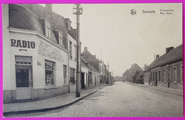 Cpa Selzaete Rue Verte Carte Postale Belgique Rare Zelzate Groenstraat - Zelzate