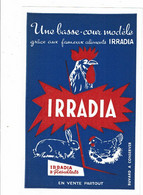 Buvard IRRADIA Basse Cour Modèle Aliments Irradia Lapin Coq Poule - Agricoltura