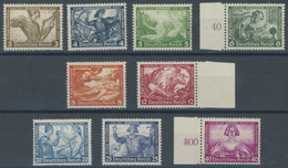 Dt. Reich 499-507 **, 1933, Wagner, Postfrischer Prachtsatz In Normaler Zähnung, Mi. 2500.- - Unused Stamps