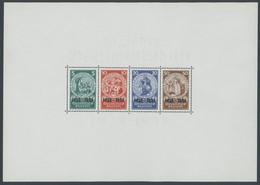 Dt. Reich Bl. 2 **, 1933, Block Nothilfe, Originalgröße, Postfrisch, Unsigniert, Fotoattest H.D. Schlegel: Das Prüfstück - Blocks & Sheetlets