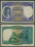 España 1931 - Billete De 100 Pesetas - SIN SERIE - 100 Pesetas