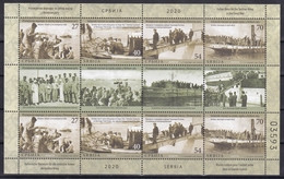 Serbia 2020 Italy Navy For The Serbian Army In The Great War History WW1 First World War Ships Sheet MNH - WW1