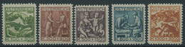 ÖSTERREICH 1918-1938 442-46 **, 1924, Jugend Und TBC-Fürsorge, Postfrischer Prachtsatz, Mi. 90.- - Other & Unclassified