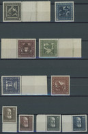 ÖSTERREICH 1918-1938 488-97 **, 1926/8, Nibelungensage Und 10 Jahre Republik, 2 Postfrische Prachtsätze, Mi. 90.- - Other & Unclassified