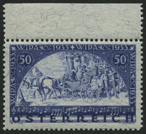 ÖSTERREICH 556A **, 1933, 50 G. WIPA, Faserpapier, Pracht, Mi. 750.- - Used Stamps