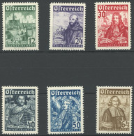 ÖSTERREICH 1918-1938 557-62 *, 1933, Katholikentag, Falzrest, Prachtsatz - Other & Unclassified