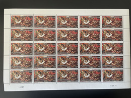 Wallis Et Futuna 2011 YT N°748 Saint Pierre Chanel Martyr 170 Ans Planche Feuille Entière Full Sheet Bogen MNH** - Nuovi