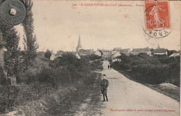 53  - Carte Postale Ancienne De  Saint Christophe  Du Luat  Panorama - Autres & Non Classés