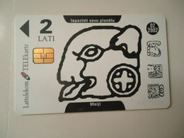 LATVIA USED CARD  ZODIAC - Lettonie