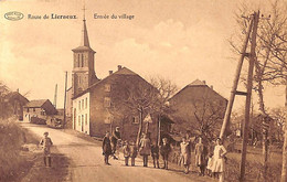 Route De Lierneux - Entrée Du Village (animée Préaux Edit A Léonard-Germain) - Lierneux