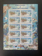 Nouvelle-Calédonie 2011 YT N°1129 Ouvéa Tortue Marine Turtle Schildkröte UNESCO Planche Feuille Entière Full Sheet Bogen - Tartarughe