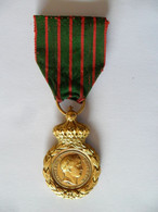 Médaille De Sainte-Hélène Dorée - Avant 1871