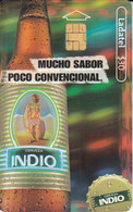 TARJETA DE MEXICO DE CERVEZA INDIO (BEER) - Levensmiddelen