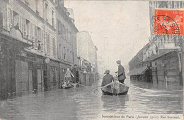 Paris     75007     Inondations 1910  . Rue Surcouf     (voir Scan) - De Overstroming Van 1910