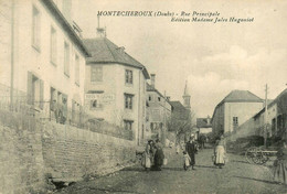 Montecheroux * Rue Principale * Poste Télégraphes Téléphones * Village - Autres & Non Classés