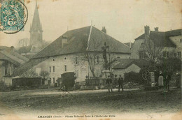 Amancey * 1905 * Place Faisant Face à L'hôtel De Ville * Boulangerie H. MOULET Café Restaurant - Other & Unclassified