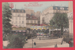 75 - TOUT PARIS---Place Pigalle Pendant Les Fetes Foraines--manege--animé---colorisée - Distrito: 09