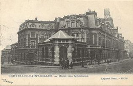 REF4149/  CP-PK Saint Gilles - Bruxelles Hôtel Des Monnaies Animée - St-Gilles - St-Gillis