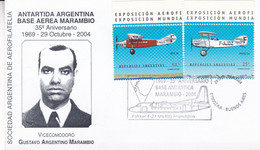 ARGENTINA. ANTARTIDA ARGENTINA BASE AEREA "GUSTAVO ARGENTINO MARAMBIO", 35º ANIVERSARIO. 2003 SPC.- LILHU - Aerei
