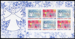 GREENLAND 2006 Christmas  Self-adhesive Booklet Pane MNH / **.  Michel 477-78 - Unused Stamps