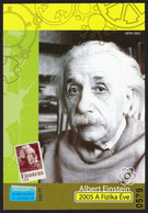 Albert Einstein - Year Of PHISICS USA Stamp - Philatelist Memorial Sheet Hungary 2005 - Albert Einstein