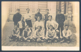 51 Chalons Sur Marne Joueurs De L'Equipe De Footballeurs Des Arts Et Métiers Football Champion Inter Scolaire 1910 - Châlons-sur-Marne