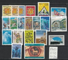 Andorre - French Andorra - Année Complete 2002 ** - MNH Complete Year 2002 - Nuovi