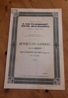 H. Van Puijenbroek Textiel Maatschappij  - Goirle - Specimen - 1914 - Tessili