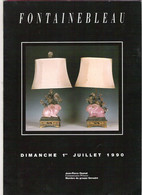 Catalogue Osenat Vente Aux Enchères 1er Juillet 1990 Fontainebleau Objets D'Art, Tableaux, Mobilier - Kunst