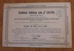 Amsterdamsche Briquetten Fabriek - 1881 - Sonstige & Ohne Zuordnung