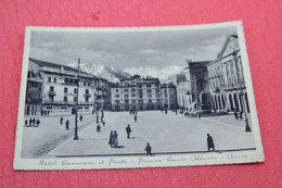 Aosta Piazza C. Alberto E Hotel Couranne Pubblicitaria NV - Autres & Non Classés