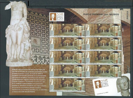 ESPAGNE SPANIEN SPAIN ESPAÑA 2021 MUSEUM ROMAN ART (MÉRIDA) PREMIUN PANE ED 5468 MI 5518 YT 5223 SC 4501 SG 5469 - Unused Stamps