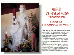 (OO 19) Australia - VIC - Bendigo Yi Yuan Temple - Goddess Of Mercy - Bendigo