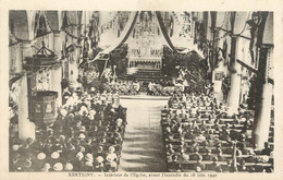 CPA FRANCE 88 " Xertigny, Intérieur De L'église Avant L'incendie Du 18 Juin 1940" - Xertigny