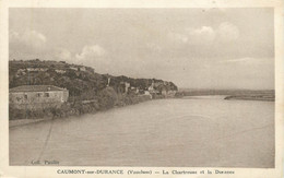 CPA FRANCE 84 " Caumont Sur Durance, La Chartreuse Et La Durance" - Caumont Sur Durance