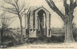CPA FRANCE 84 " Pernes, La Croix Couverte" - Pernes Les Fontaines