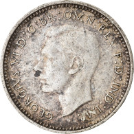 Monnaie, Australie, George VI, Threepence, 1943, TB, Argent, KM:37 - Threepence