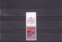 LIECHTENSTEIN/275° ANNIVERSAIRE DU TRANSFERT DU COMTé DE VADUZ AUX PRINCES DE LIECHTENSTEIN N EUF **/N° 869 Y ET T 1987 - Timbres