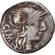 Monnaie, Aburia, Denier, Rome, TB+, Argent, Crawford:250/1 - República (-280 / -27)