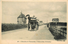 Villerville * L'omnibus De Trouville * Bus Attelage * Villa - Villerville