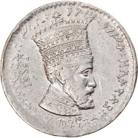 Monnaie, Éthiopie, Haile Selassie I, 50 Matonas, 1931, TTB+, Nickel, KM:31 - Ethiopie