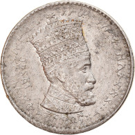 Monnaie, Éthiopie, Haile Selassie I, 25 Matonas, 1931, TTB, Nickel, KM:30 - Ethiopia