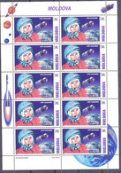 2001. Moldova, Space, 40y Of First Flifgt Of J. Gagarin,   Sheetlet, Mint/** - Moldova
