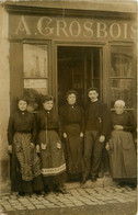 St Amand Montrond * Carte Photo * Devanture Façade Cordonnerie A. GROSBOIS , Rue Du Pont Paquet - Saint-Amand-Montrond