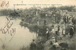 St Florent * Le Concours De Pêche Du 23 Juillet 1905 * En Plein Concours * Pêche à La Ligne Pêcheurs - Autres & Non Classés