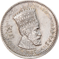 Monnaie, Éthiopie, Haile Selassie I, 25 Matonas, 1931, TTB, Nickel, KM:30 - Ethiopia